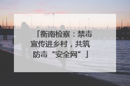 衡南检察：禁毒宣传进乡村，共筑防毒“安全网”