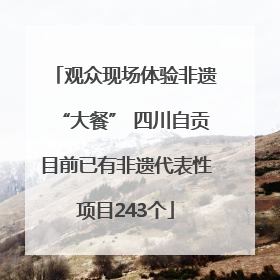 观众现场体验非遗“大餐” 四川自贡目前已有非遗代表性项目243个