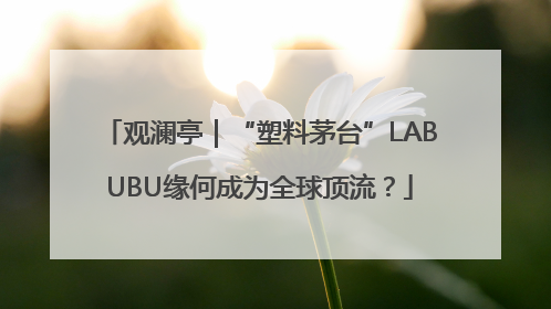 观澜亭｜“塑料茅台”LABUBU缘何成为全球顶流？