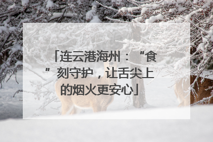 连云港海州：“食”刻守护，让舌尖上的烟火更安心