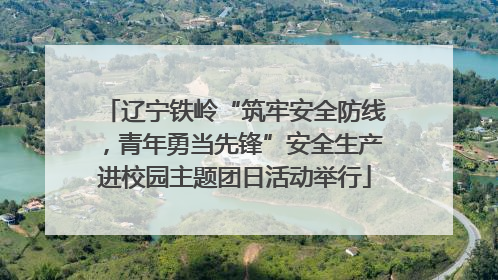 辽宁铁岭“筑牢安全防线，青年勇当先锋”安全生产进校园主题团日活动举行