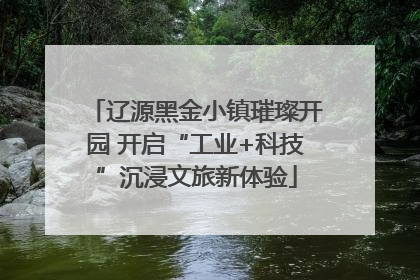 辽源黑金小镇璀璨开园 开启“工业+科技”沉浸文旅新体验