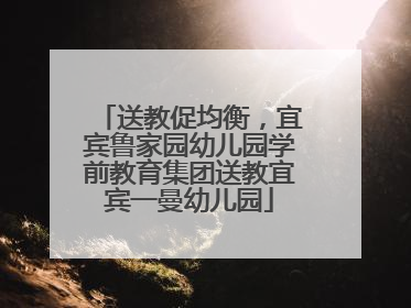 送教促均衡，宜宾鲁家园幼儿园学前教育集团送教宜宾一曼幼儿园