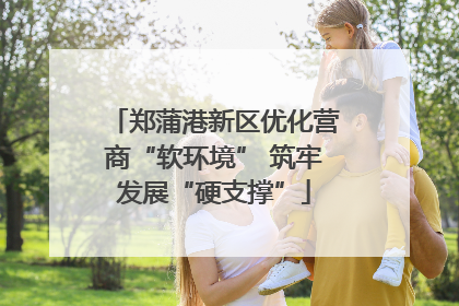 郑蒲港新区优化营商“软环境” 筑牢发展“硬支撑”