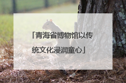 青海省博物馆以传统文化浸润童心