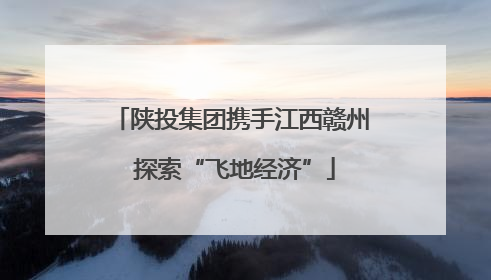 陕投集团携手江西赣州 探索“飞地经济”