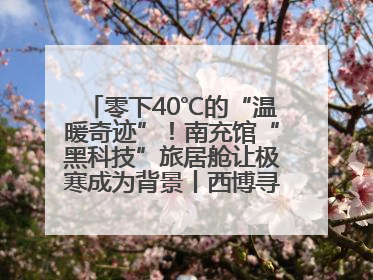 零下40℃的“温暖奇迹”！南充馆“黑科技”旅居舱让极寒成为背景丨西博寻“新”记
