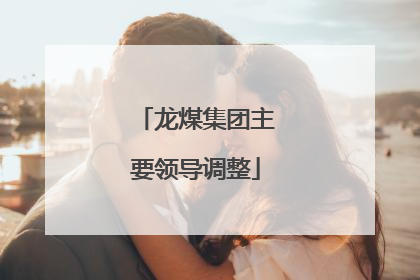 龙煤集团主要领导调整