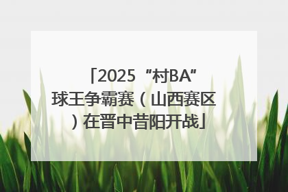 2025“村BA”球王争霸赛（山西赛区）在晋中昔阳开战