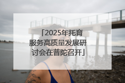 2025年托育服务高质量发展研讨会在普陀召开