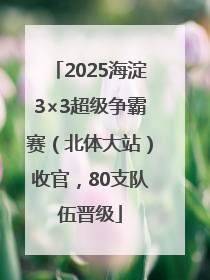 2025海淀3×3超级争霸赛（北体大站）收官，80支队伍晋级