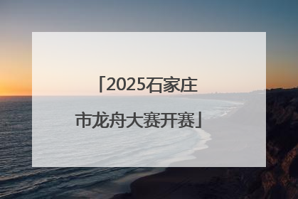 2025石家庄市龙舟大赛开赛
