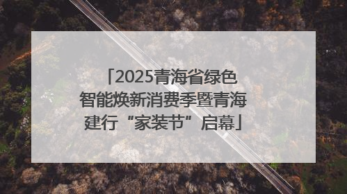 2025青海省绿色智能焕新消费季暨青海建行“家装节”启幕
