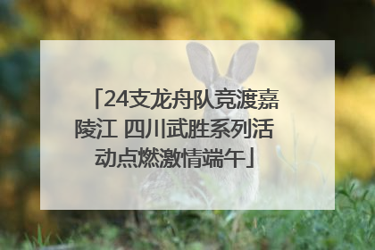 24支龙舟队竞渡嘉陵江 四川武胜系列活动点燃激情端午